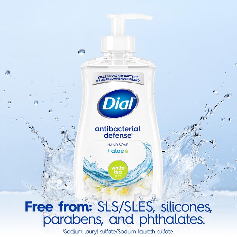Dial Antibacterial Bar Soap 32 Pack & Liquid Hand Soap 4 Pack - Refreshing White Tea Scent, Moisturizing