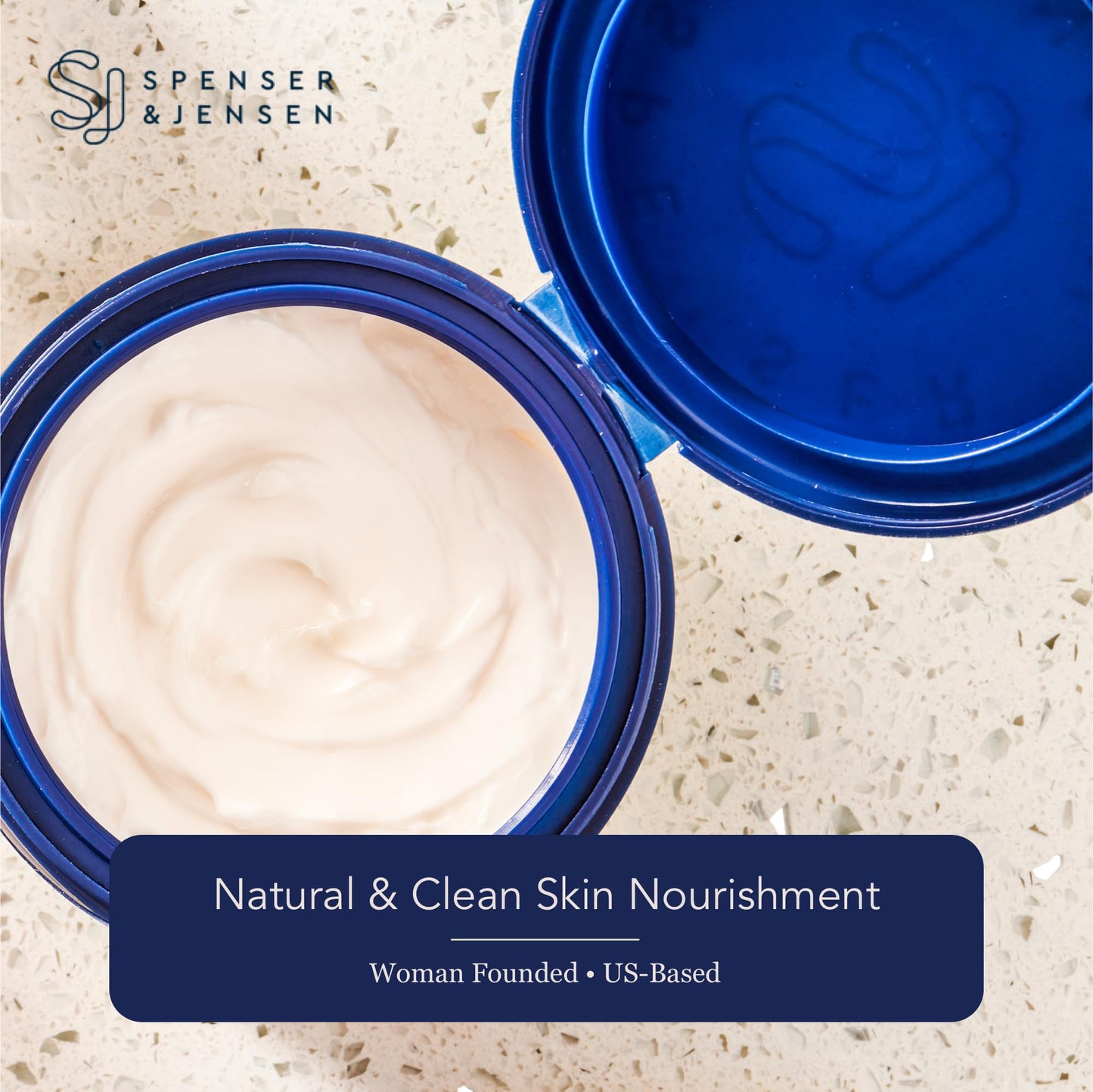 Spenser & Jensen Hydrating Lavender & Chamomile Body Butter - Gentle On All Skin Types - Moisturizing Body Lotion for Women & Men - Paraben Free - 8 Oz (Pack of 2)