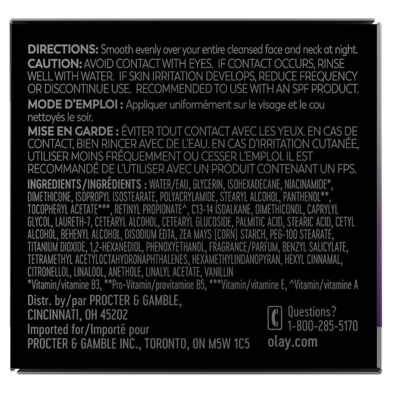 Olay Age Defying Anti-Wrinkle Night Cream, 2 Ounce (Pack of 2)