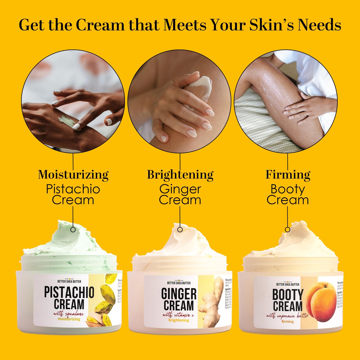 Vitamin C Lotion for Body - Ginger Brightening Cream with Shea Butter, Cupuacu Butter & Squalane - For Dull, Dry Skin - Naturally Scented with Essential Oils, No Synthetic Fragrance