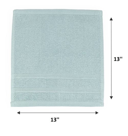 Kaufman - Premium Washcloth Set of 144 (13x13 Inches) 100% Cotton Ring Spun, Highly Absorbent, Durable and Ultra Soft Feel Wash Cloths Essential for Bathroom, Spa, Gym, and Face Towel (144PK)