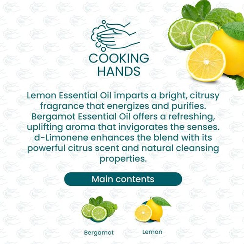 Bloom & Bōde Luxury Liquid Hand Soap Refill - Natural Scented Hand Wash - Gentle Hand Soap with Essential Oils & Aloe Vera - Moisturizing Handwash for Kitchen - Cooking Hands Scent, 33.8 fl oz
