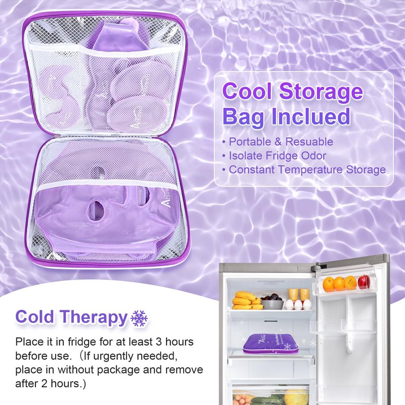 Atsuwell Cooling Ice Face Eye Mask Set