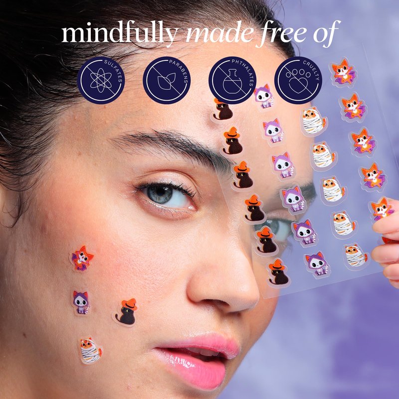 SpaLife Beauty Halloween Pimple Patches for Face | Korean Hydrocolloid Zit Patches for Face | Pimple Stickers Halloween Gifts for Women | Blemish Patch | Cute Acne Patch | 288 Count