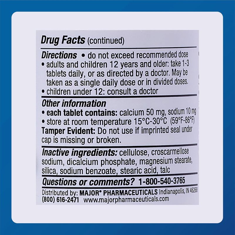 Docusate Sodium 100 mg - Stool Softener Tablets for Constipation Relief | 100 Count for Adults & Kids 12+