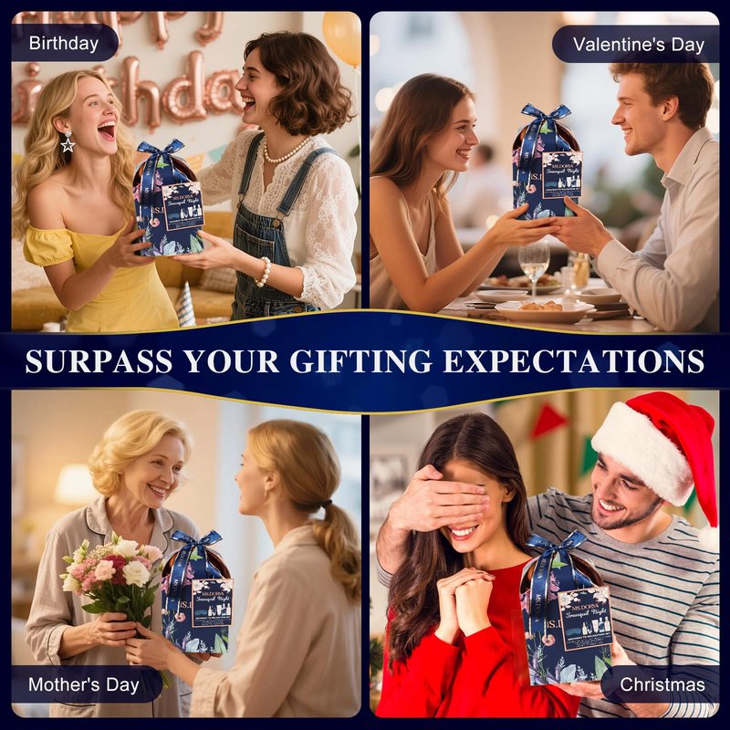 Birthday Gift Baskets for Women - 6 Pcs Self Care Gifts Set Gifts for Her, Gifts for Women Mom Wife Grandma, Relaxing Spa Gift Baskets At Home for Her, Anniversary