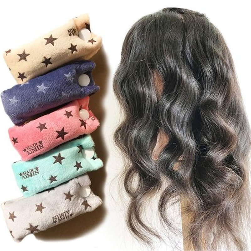 Aimin Hair Heatless Hair Curlers No Heat, Heatless Curls Overnight Blowout Rods, No Heat Hair Curlers To Sleep In, Soft Flexi Rods For Long Hair, Thick Curling Rod Styling Tools (20pcs) …