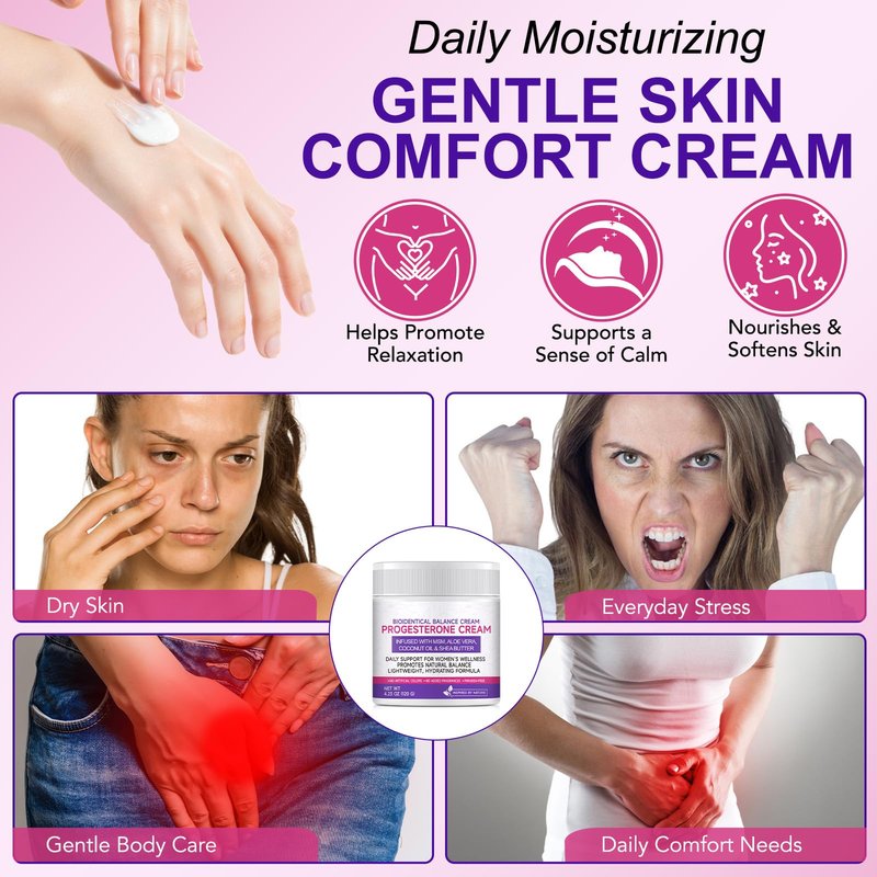 Buyourtaste Wild Yam Cream, Natural Wild Yam Cream for Hormone Balance, Support Perimenopause & Menopause Relief, Nourish The Skin, Daily Moisturiser for Women 4.23Oz (4.23 OZ (Pack of 1))