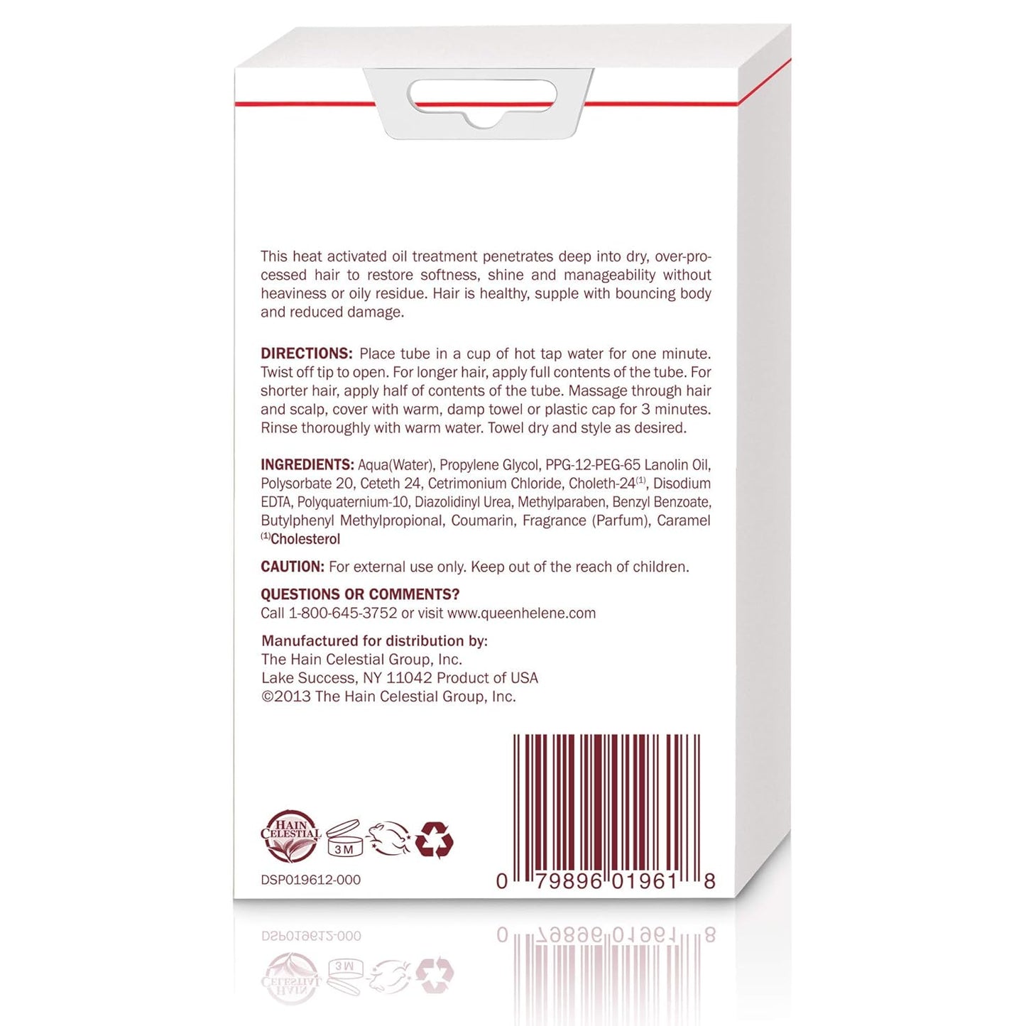 Queen Helene Cholesterol Hot Oil Treatment, 1 Oz, 3 Count (Pack of 6) (Packaging May Vary)