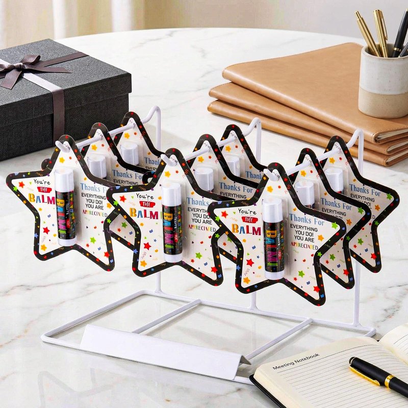 Sacubee 15 Pack Back to School Employee Teacher Appreciation Gifts Bulk Lip Balm Teacher Employee Staff Team Thank You Gifts You're the Balm Volunteers Appreciation Party Favor for Women Men Coworkers