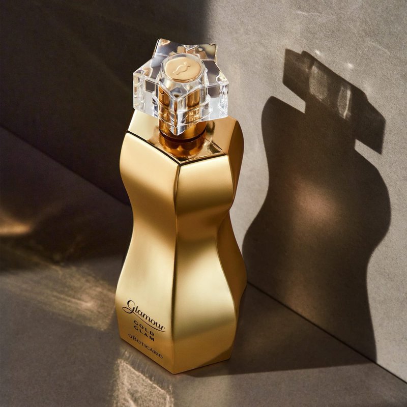 O BOTICARIO Glamour Gold Glam Eau de Toilette, Long-Lasting, Sweet and Floral Fragrance Perfume for Women, 2.5 Ounce