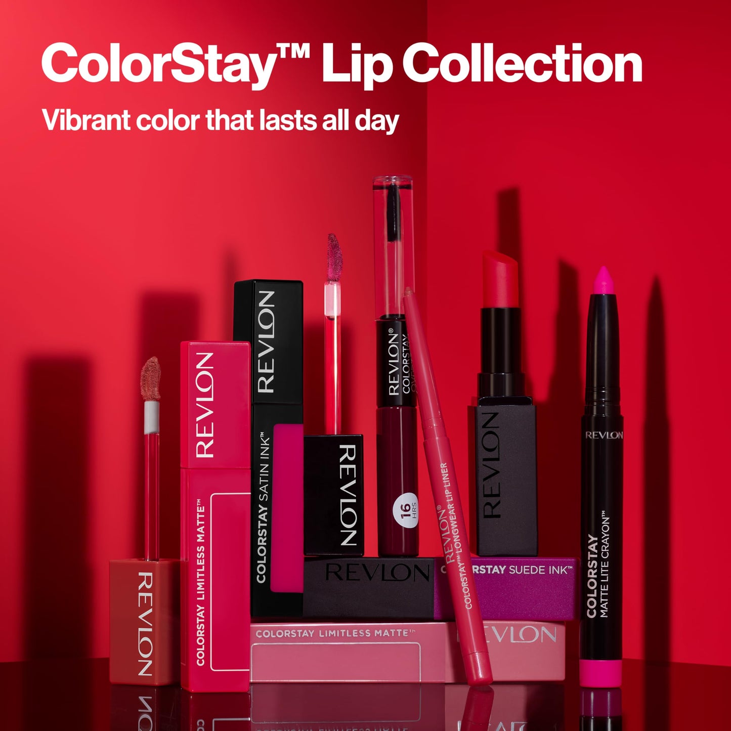 Revlon Liquid Lipstick with Clear Lip Gloss, ColorStay Overtime Lipcolor, Dual Ended with Vitamin E, 260 Perennial Plum, 0.07 Fl Oz