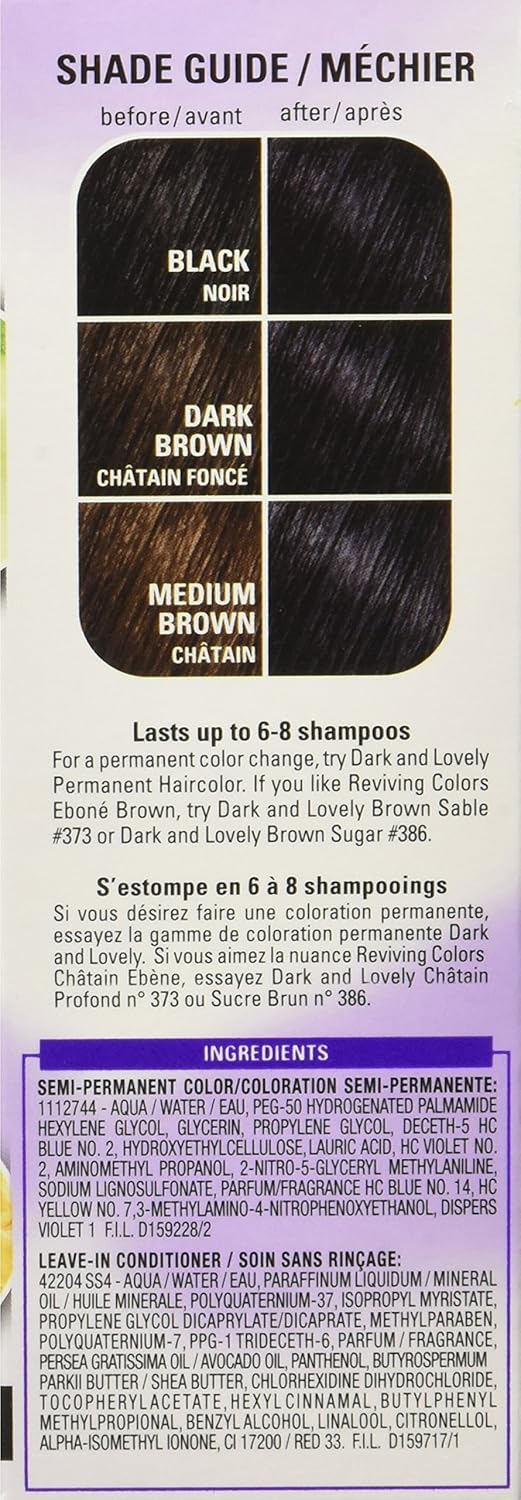 Dark and Lovely Reviving Colors Nourishing Hair Color, Spiced Auburn 393 - SoftSheen-Carson