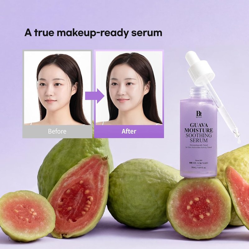Benton Guava Moisture Soothing Serum - Hydrating & Firming with Tranexamic Acid, Hyaluronic Acid | Korean Skin Care for Women