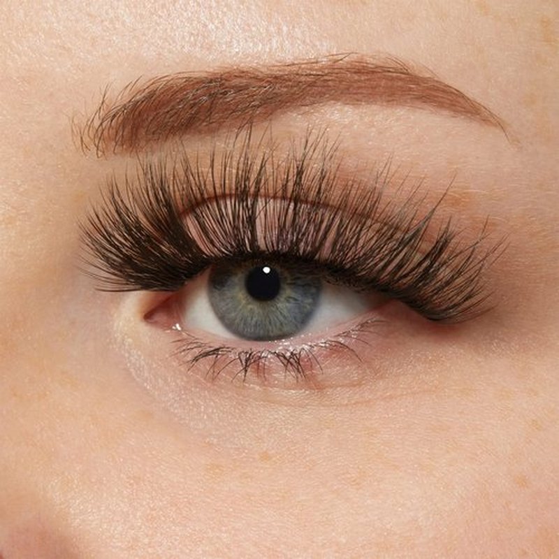 KISS My Lash But Bolder, False Eyelashes, 'Slim Thicc', 16 mm, Includes 1 Pair, Contact Lens Friendly, Easy to Apply, Reusable Strip Lashes, Glue On Lashes