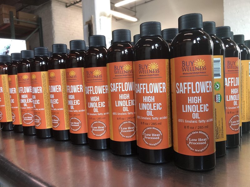 Safflower Oil High Linoleic Acid Cold Pressed Ultra Great Culinary or Fine Face & Skin Moisturizer Anti Aging 8 oz