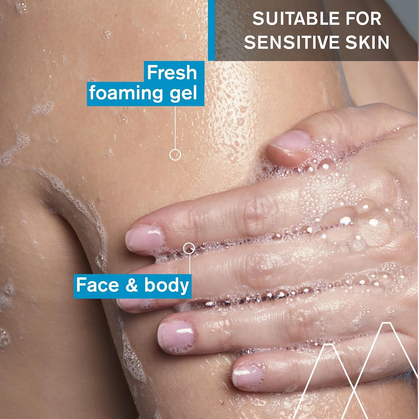 URIAGE Extra-Rich Dermatological Gel | Foaming Body Wash for Sensitive Skin, Preserves the Hydrolipidic Film of the Skin, Face & Body, Paraben & Soap-Free