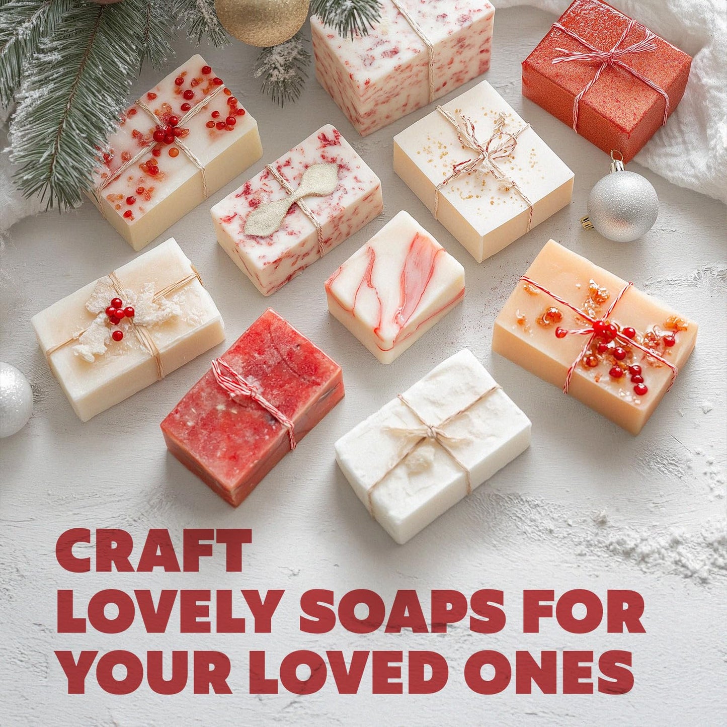 Skin Said Yes Three Butters Soap Base 5 LB | Made in Greece | Palm Oil-Free, Shea Butter, Mango Butter & Cocoa Butter | Melt and Pour Soap Making Supplies - SLES Free, Organic Ingredients