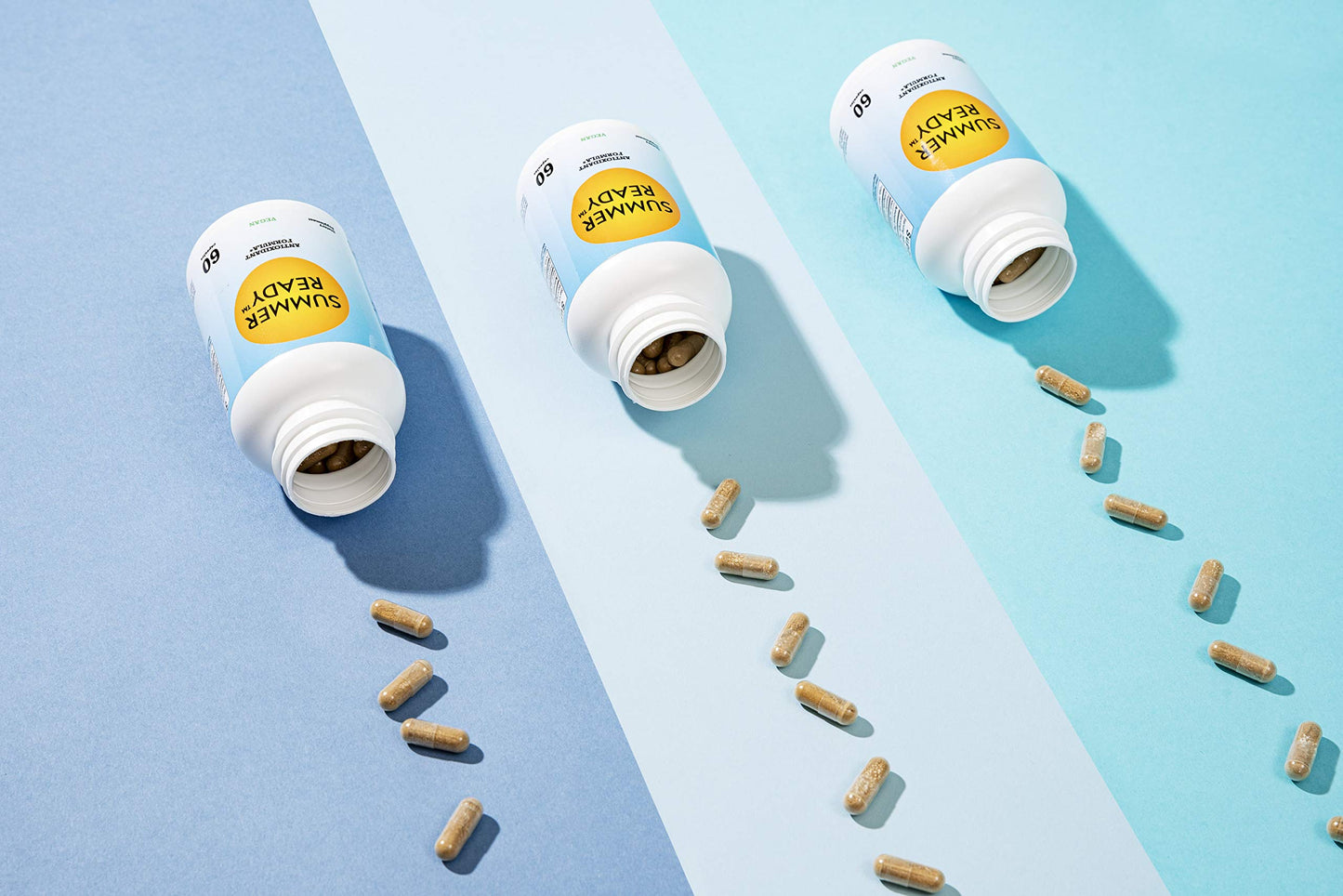 Summer Ready Skin Care Supplement Capsules - Nicotinamide/Niacinamide/Niacin 500mg (Vitamin B3) and Polypodium Leucotomos (Fern Extract) 480mg, Antioxidant Rich Formula