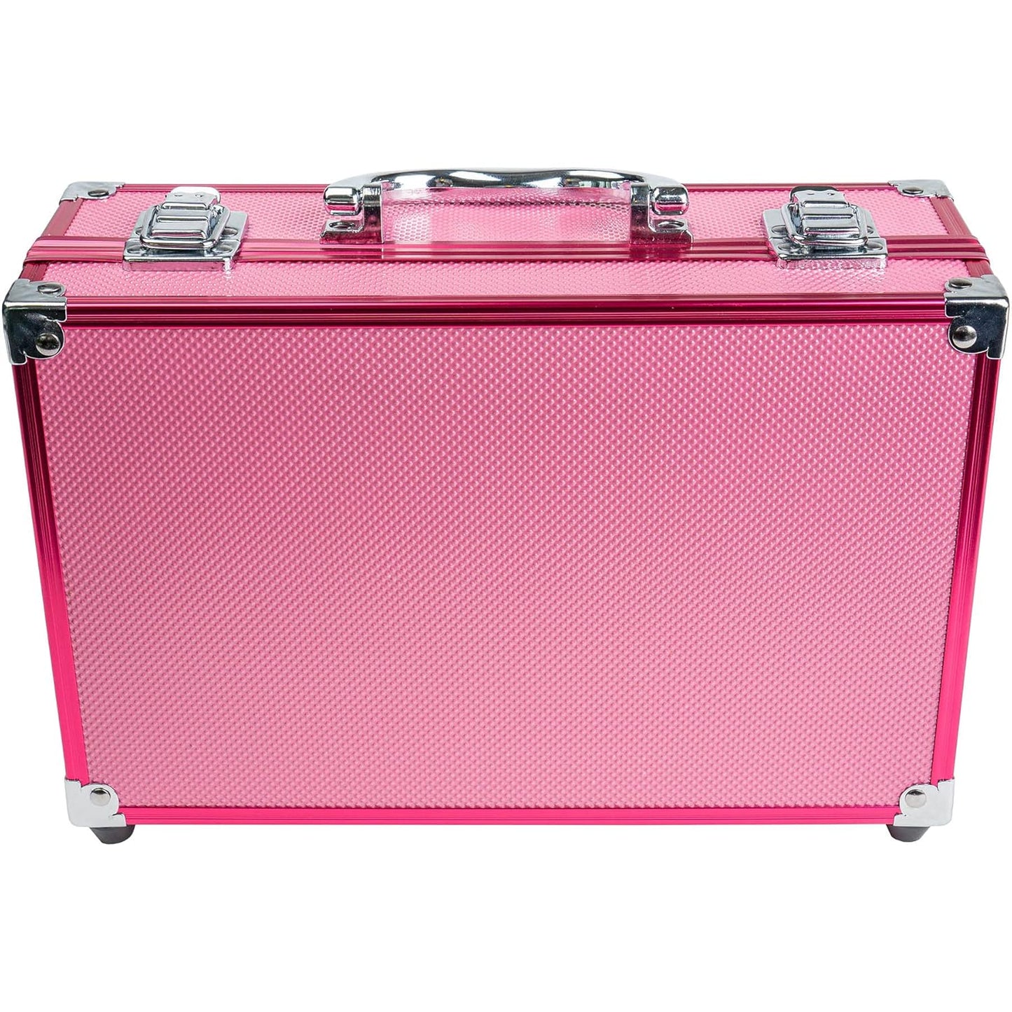 SHANY Carry All Make up Train Case with Pro Makeup Set, Beauty Brushes, Lipsticks, Eye Shadows, Blushes, Powders, and more - Reusable Cosmetics Storage Organizer - Premium Gift Packaging - Leopard