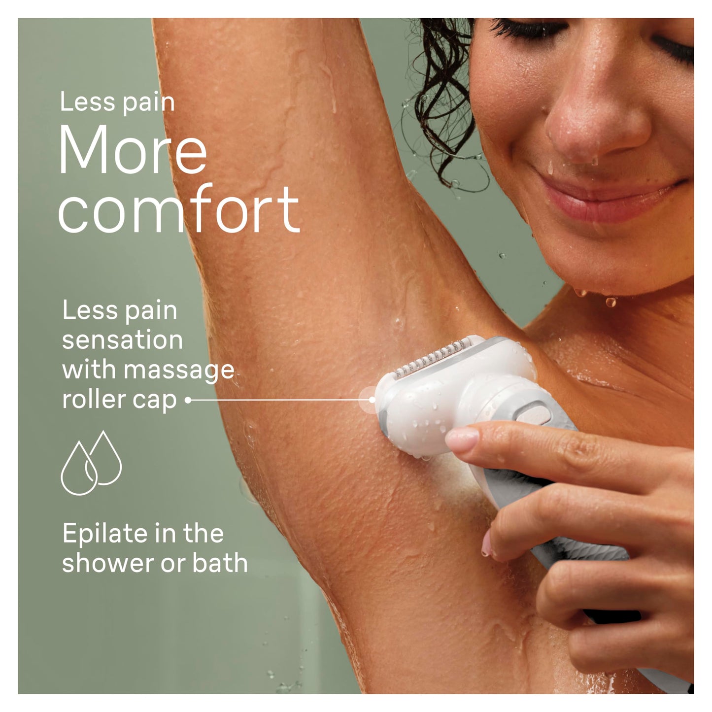 Braun Silk-épil 9 Epilator, Pivoting Head, Wet and Dry, Includes Body Trimmer, Shaver Head and Trimmer Comb,SES9-441