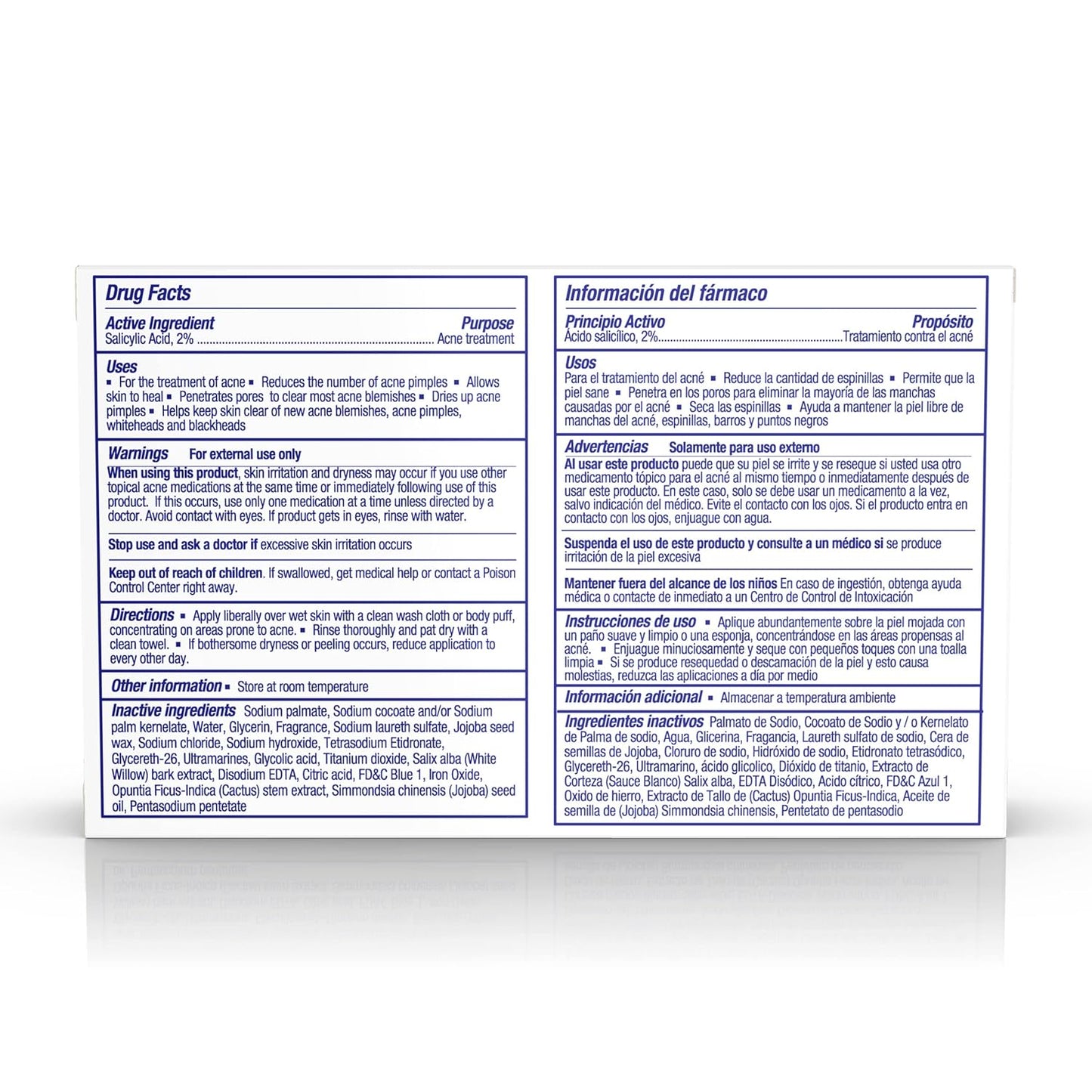 Asepxia Acne Treatment Bar Soap - Deep Cleansing Salicylic Acid Formula | 4 Oz, 1-Pack
