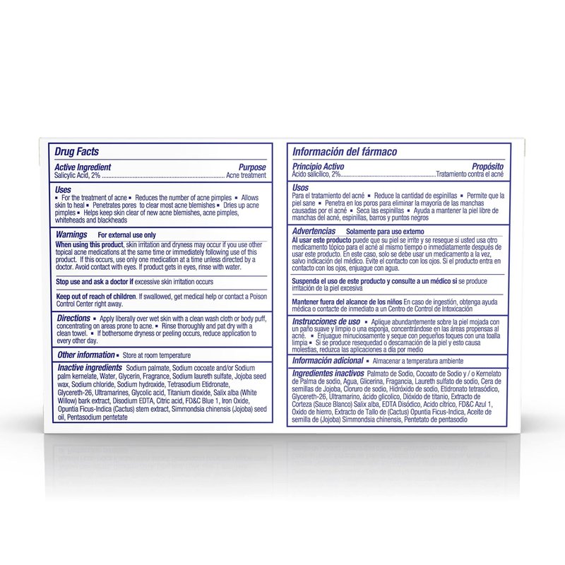 Asepxia Acne Treatment Bar Soap - Deep Cleansing Salicylic Acid Formula | 4 Oz, 1-Pack