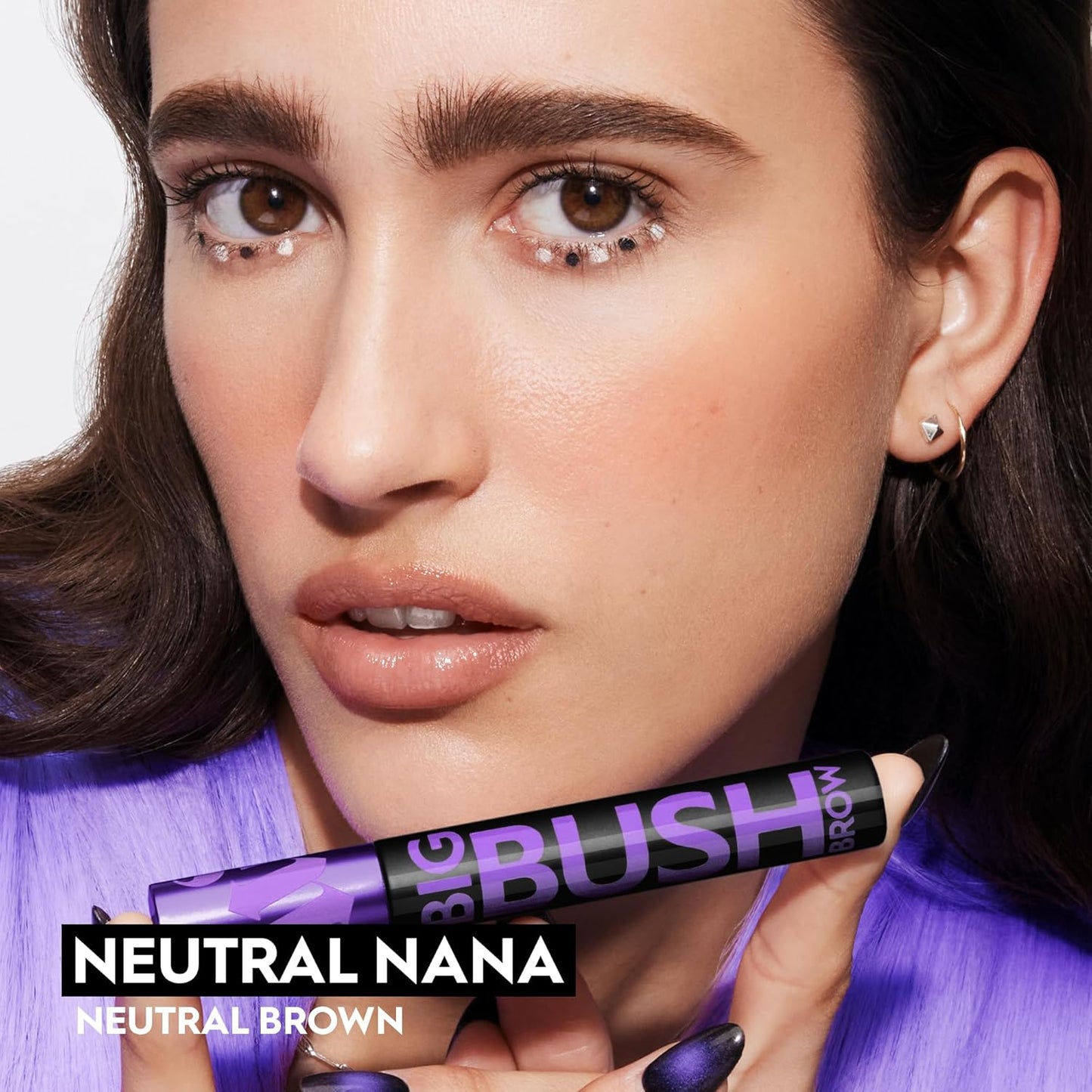 Urban Decay Big Bush Volumizing Tinted Eyebrow Gel, Waterproof, Smudge-Resistant, Flake-Resistant, Buildable Brow Gel Fibers, Long-lasting, Up to 24 HR Hold, Nourishing Castor Oil, Vegan - 0.19 fl oz