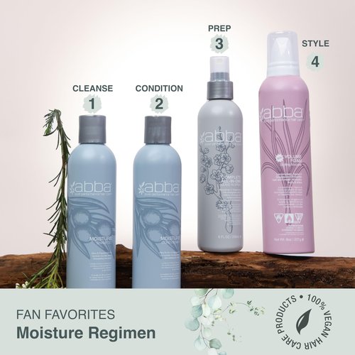 ABBA Moisture Conditioner, Olive Butter & Peppermint Oil, 8 Fl Oz