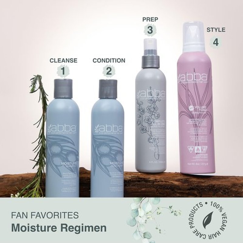 ABBA Moisture Conditioner, Olive Butter & Peppermint Oil, 8 Fl Oz