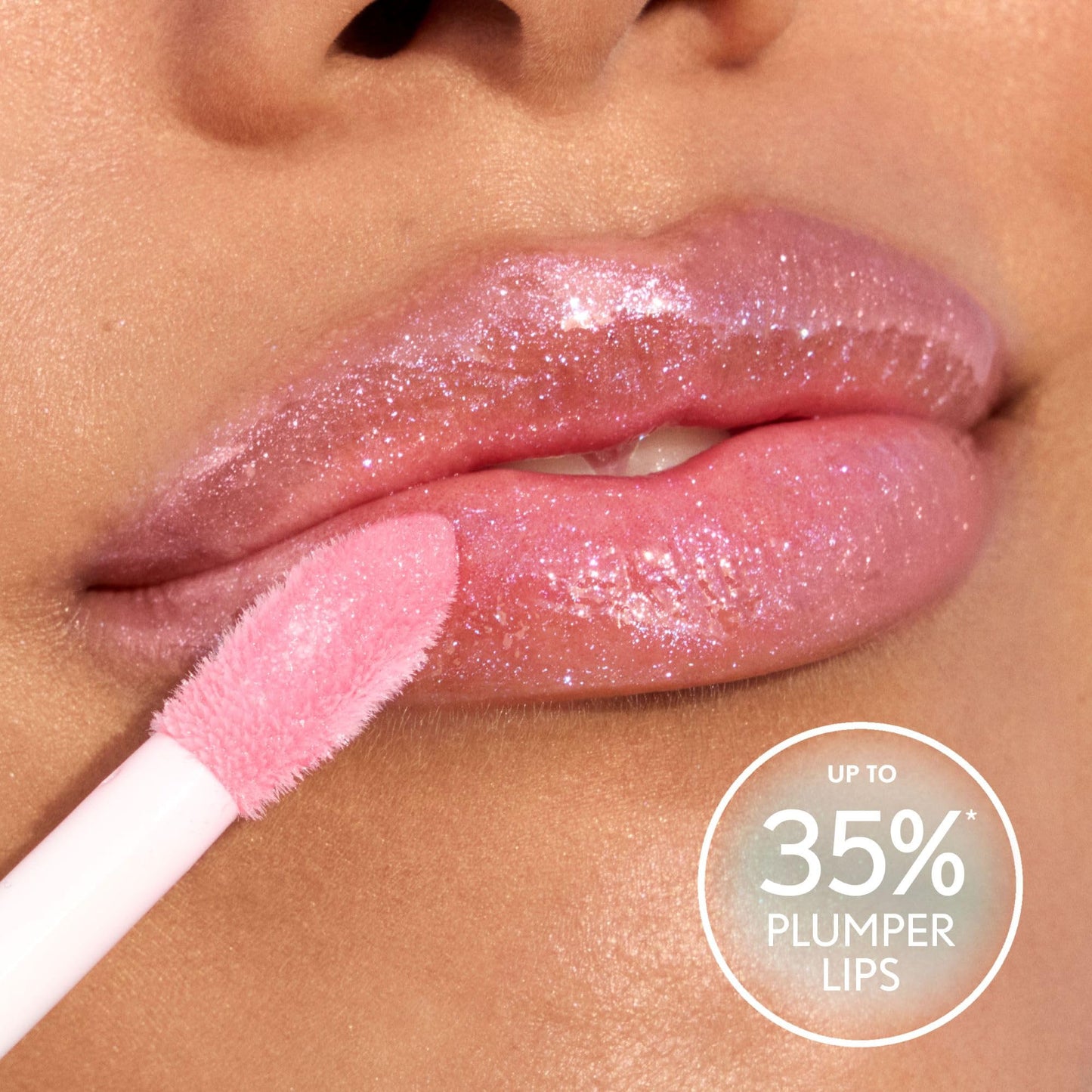 Covergirl Clean Fresh Yummy Gloss, 700 Love At Frost Sight, Plumper Gloss, Shiny Gloss, Vegan Formula, Volumizing Lip Plumper, Easy to Apply, Minty Flavor, 0.33oz