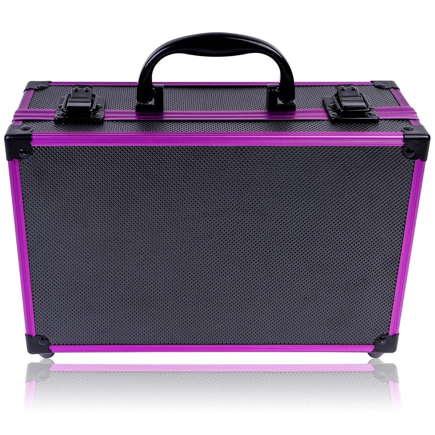 SHANY Carry All Make up Train Case with Pro Makeup Set, Beauty Brushes, Lipsticks, Eye Shadows, Blushes, Powders, and more - Reusable Cosmetics Storage Organizer - Premium Gift Packaging - Leopard