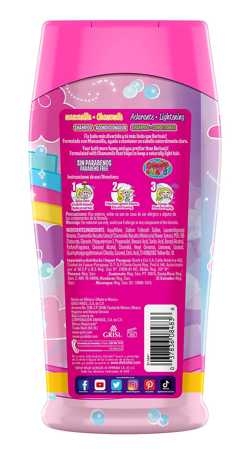 Grisi Kids Manzanilla Girls Shampoo, 10 Fl Oz, 10 Oz