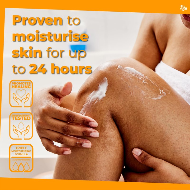 QV Cream with 10% Glycerin (500g) Rich Protective Moisturiser for Sensitive Dry Skin Fragrance Free Noncomedogenic Body Cream Hydrating Skin Care for Eczema Psoriasis Dermatitis Pump Dispenser Bottle