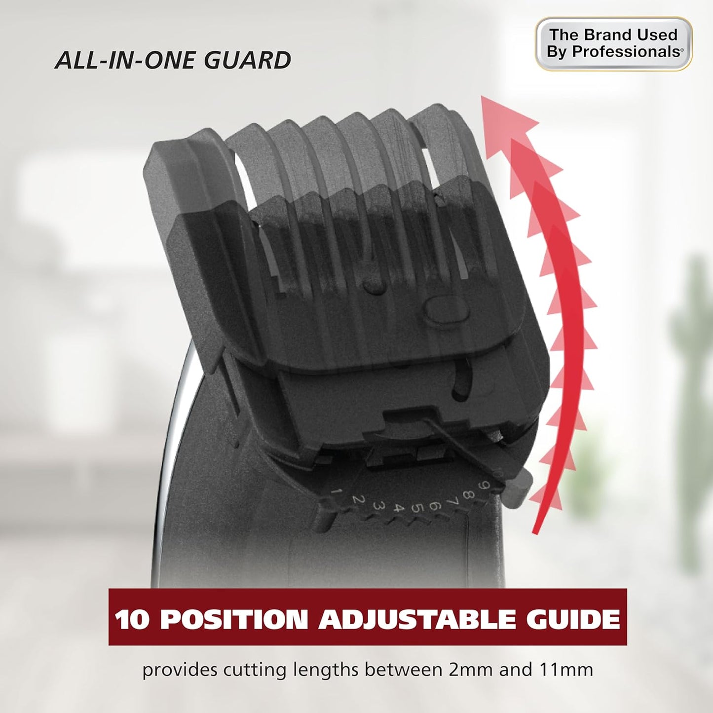Wahl Groomsman Pro All in One Beard Trimmer for Men, Mens Beard Trimmer Rechargeable Cordless Hair Trimmer, Includes 3 Attachment Heads for Beard, Nose, & Ear Hair Trimming - Model 5617
