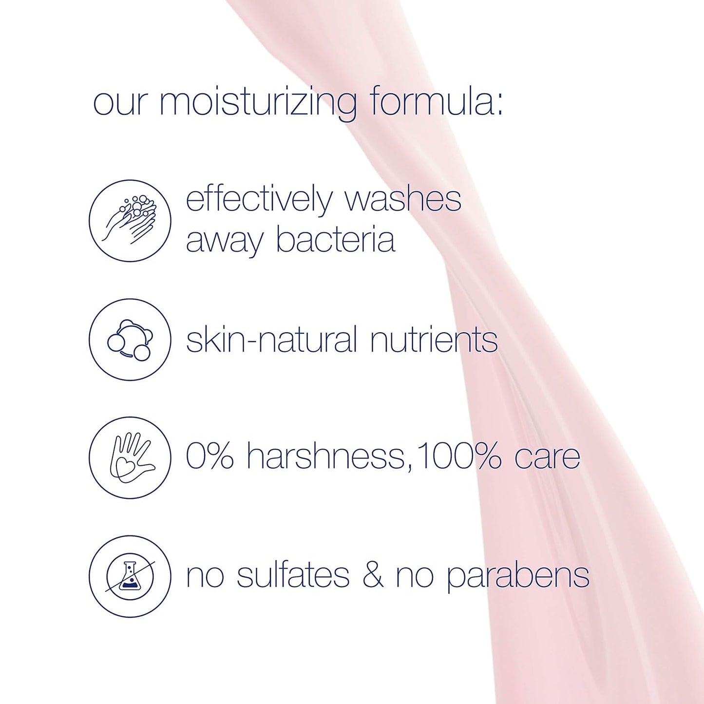 Dove Body Wash 100% Gentle Cleansers, Sulfate Free Peony and Rose Oil Effectively Washes Away Bacteria While Nourishing Your Skin, 22 Fl Oz (Pack of 4)