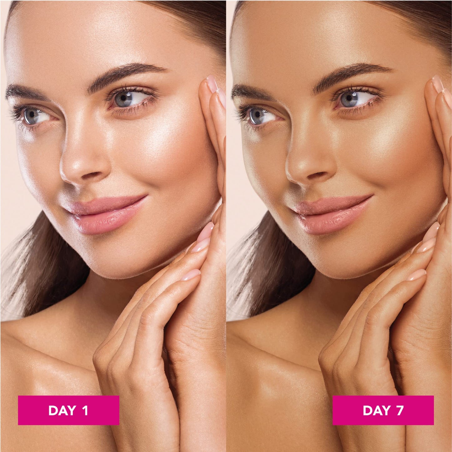 Jergens Natural Glow Face Self Tanner Body Lotion with SPF 20, Fair to Medium Skin Tone, Sunless Tanning, Daily Facial Sunscreen, Oil Free, Broad Spectrum UVA and UVB Protection, 2 Oz