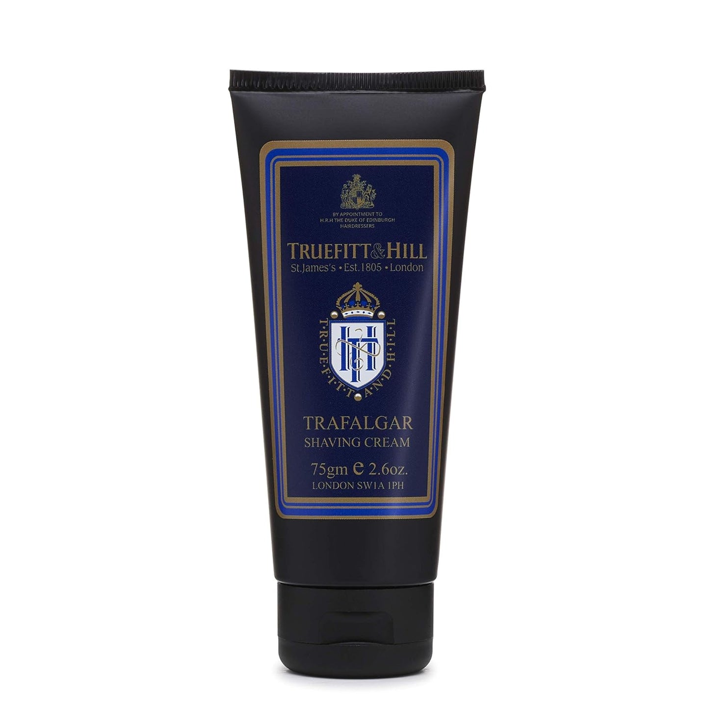 Truefitt & Hill Shaving Cream Tube - 1805 - Premium Glycerin-Based Lather, Smooth Glide, and Hydration for a Luxurious Shave - 2.65 oz