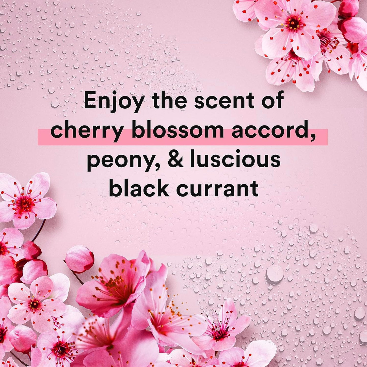 Suave Shampoo, Wild Cherry Blossom 6-Pack – Fragrant, Softening Formula with Vitamin E, 22.5 Oz Ea