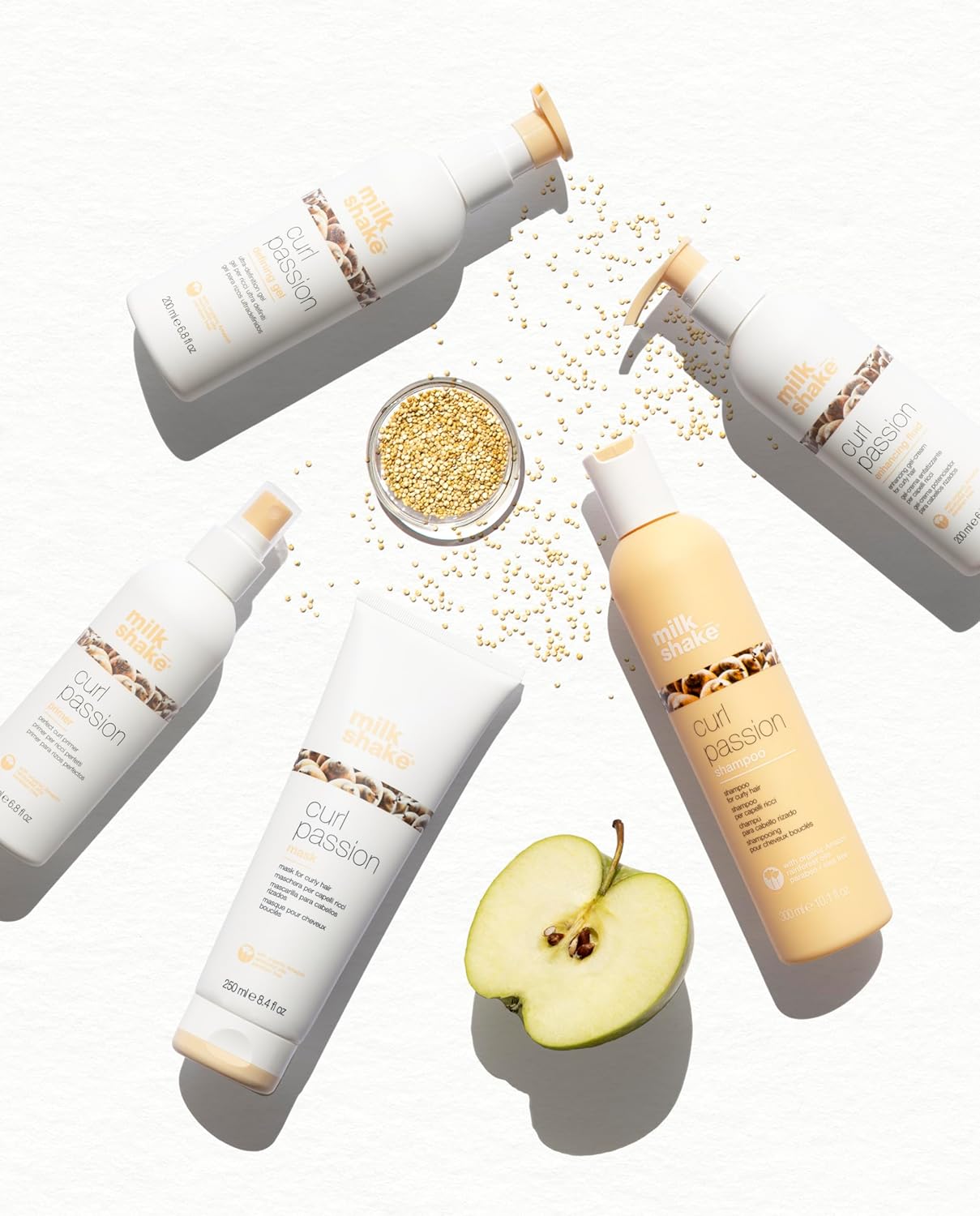 milk_shake Curl Passion Enhancing Fluid - Softness and Manageability for Curly and Wavy Hair | 6.8 fl oz (200 ml)