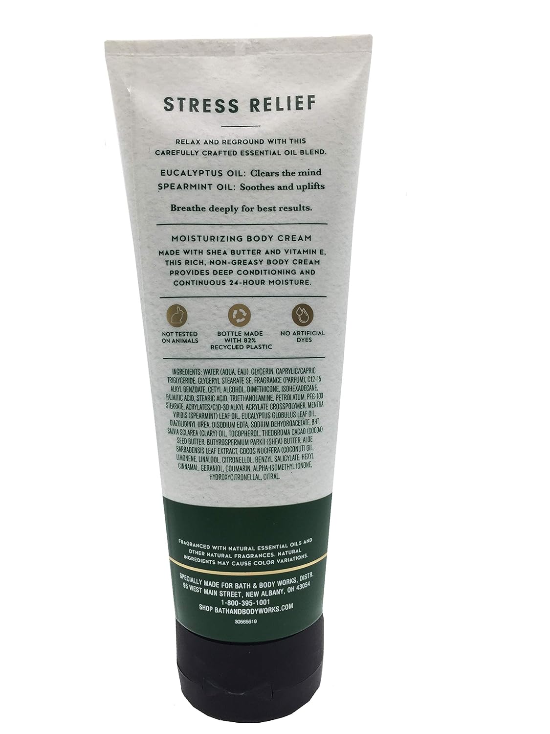 Bath and Body Works Aromatherapy Stress Relief Eucalyptus Spearmint Body Cream 3 Pack