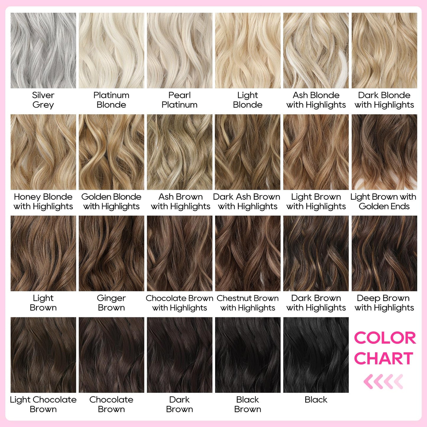REECHO Hair Extensions, 4PCS Clip in Hair Extensions 14" Short Beach Wavy Hair Extensions Invisible Lace Weft Natural Soft Hairpieces for Women – Ash Blonde with Highlights