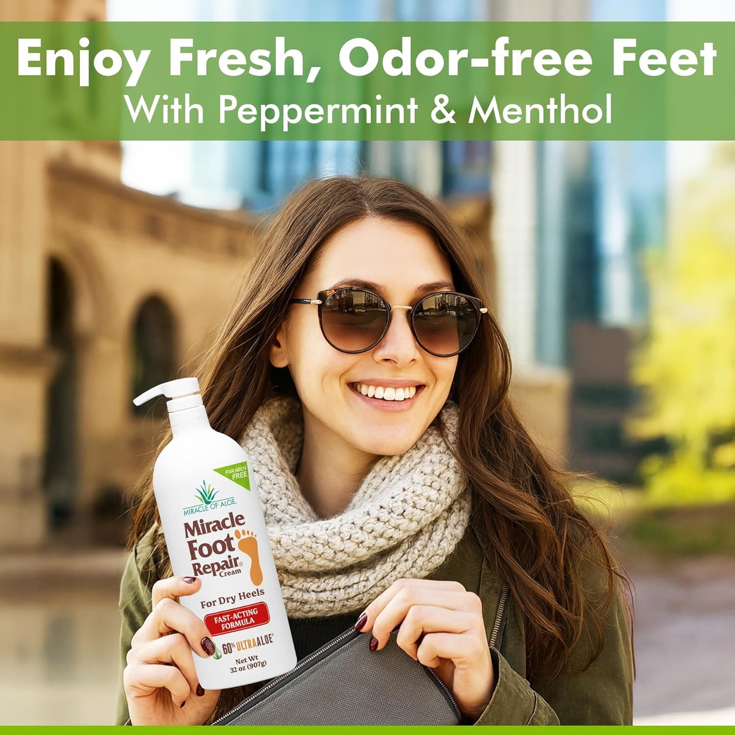 Miracle Foot Repair Cream (1 oz / 12 Pack) Repairs Dry Cracked Heels and Feet, 60% Pure Ultra Aloe Moisturizes, Softens, and Repairs
