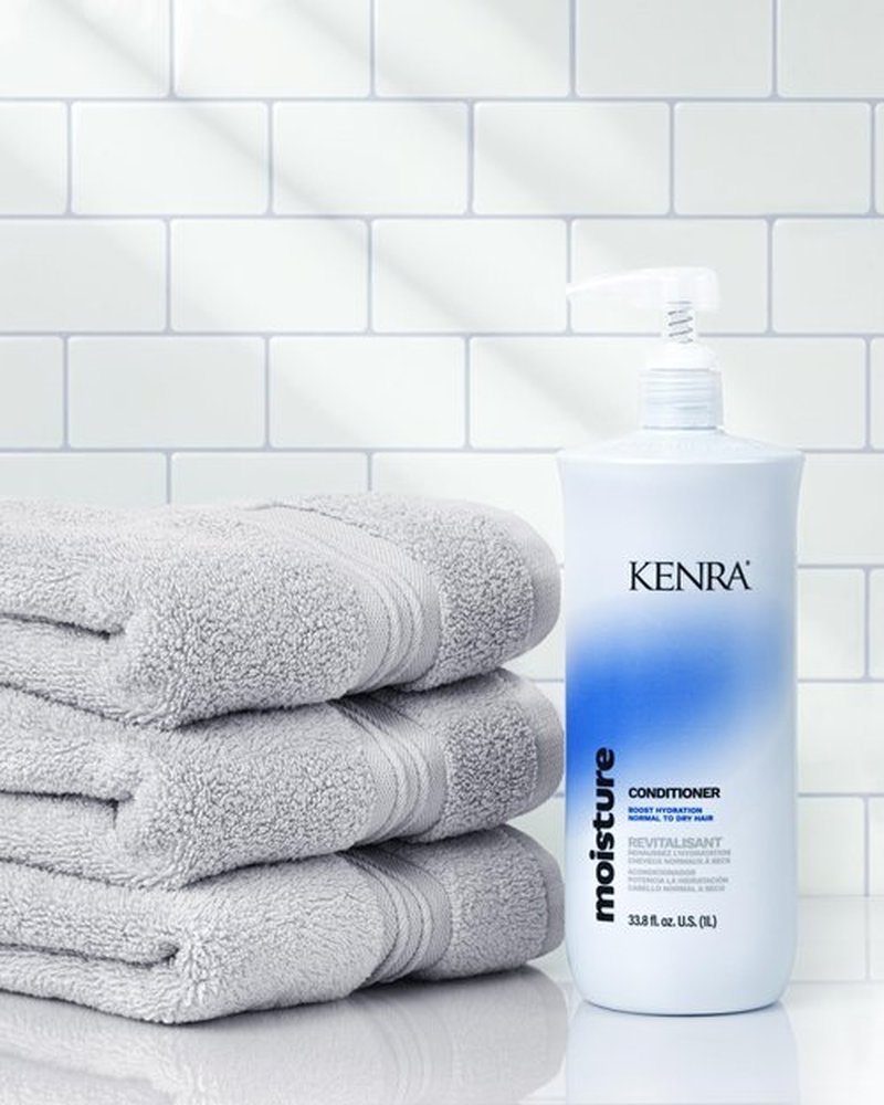 Kenra Moisture Conditioner | Boost Hydration | Improve Manageability and Shine | Nourish Dry Hair | Color Safe | Efforless Detangling | Normal to Dry Hair | 33.8 fl. oz.