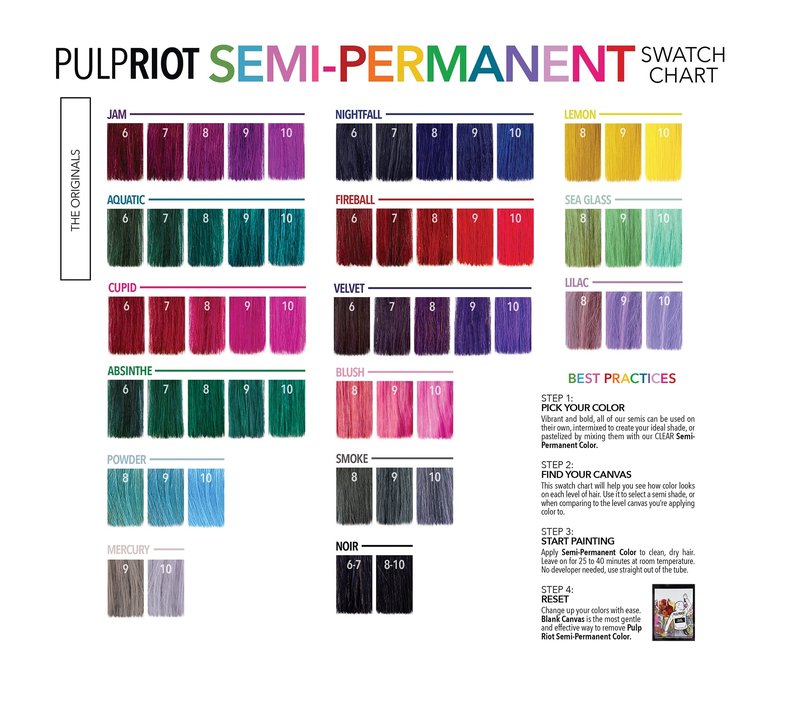 Pulp Riot Semi-Permanent Hair Color 4oz- Powder
