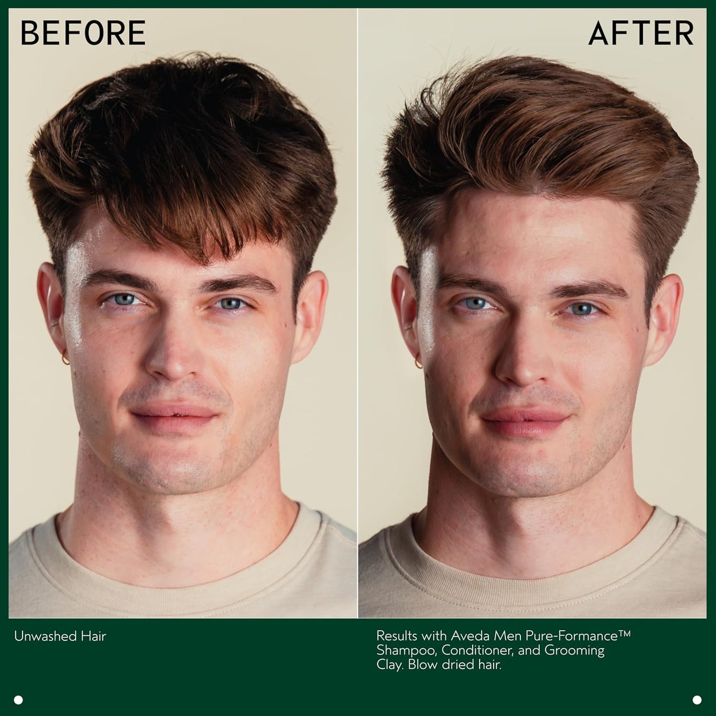 Aveda Men Pure-Formance Shampoo | Lightweight Conditioner for Men’s Hair | Adds Shine | Scalp Care, 10.1 Fl Oz