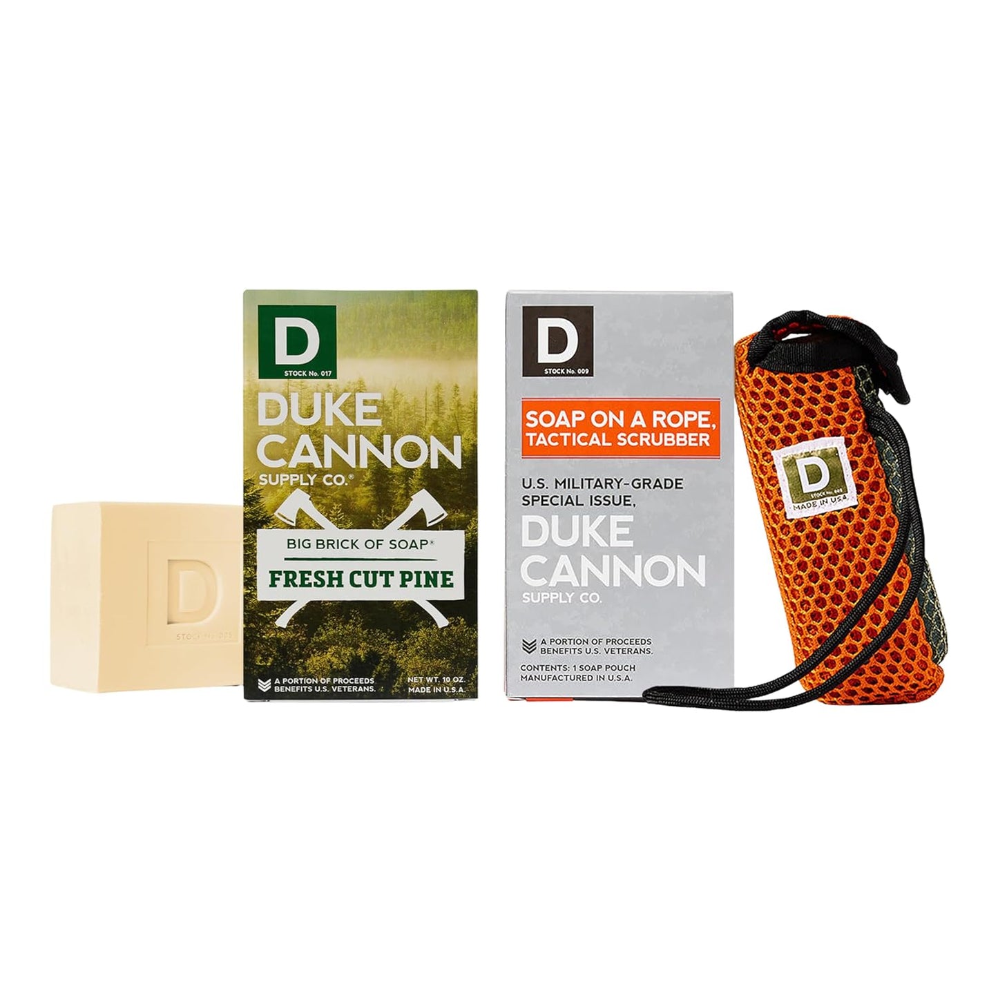Duke Cannon Supply Co. Tactical Scrubber Big Brick of Soap - Naval Diplomacy