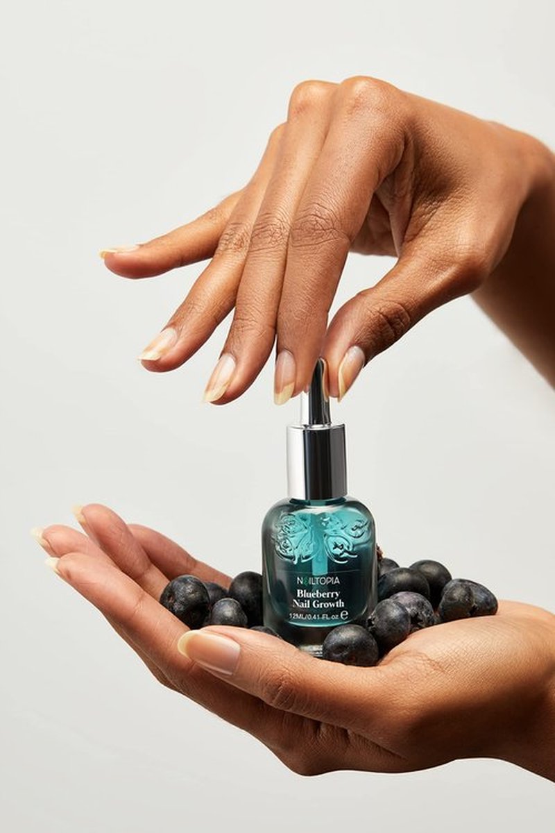 Nailtopia Bio-Sourced, Chip Free Nail Lacquer - All Natural, Strengthening Biotin and Superfood-Infused Polish - Chip Resistant Formula - Quick-Dry, Long Lasting Wear - Glow Up - 0.41 oz (Pack of 2)
