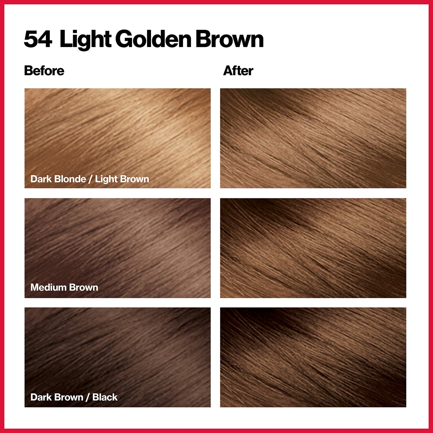Revlon Colorsilk Beautiful Color, Permanent Hair Dye with Keratin, 100% Gray Coverage, Ammonia Free, 53 Light Golden Brown (Pack of 3)