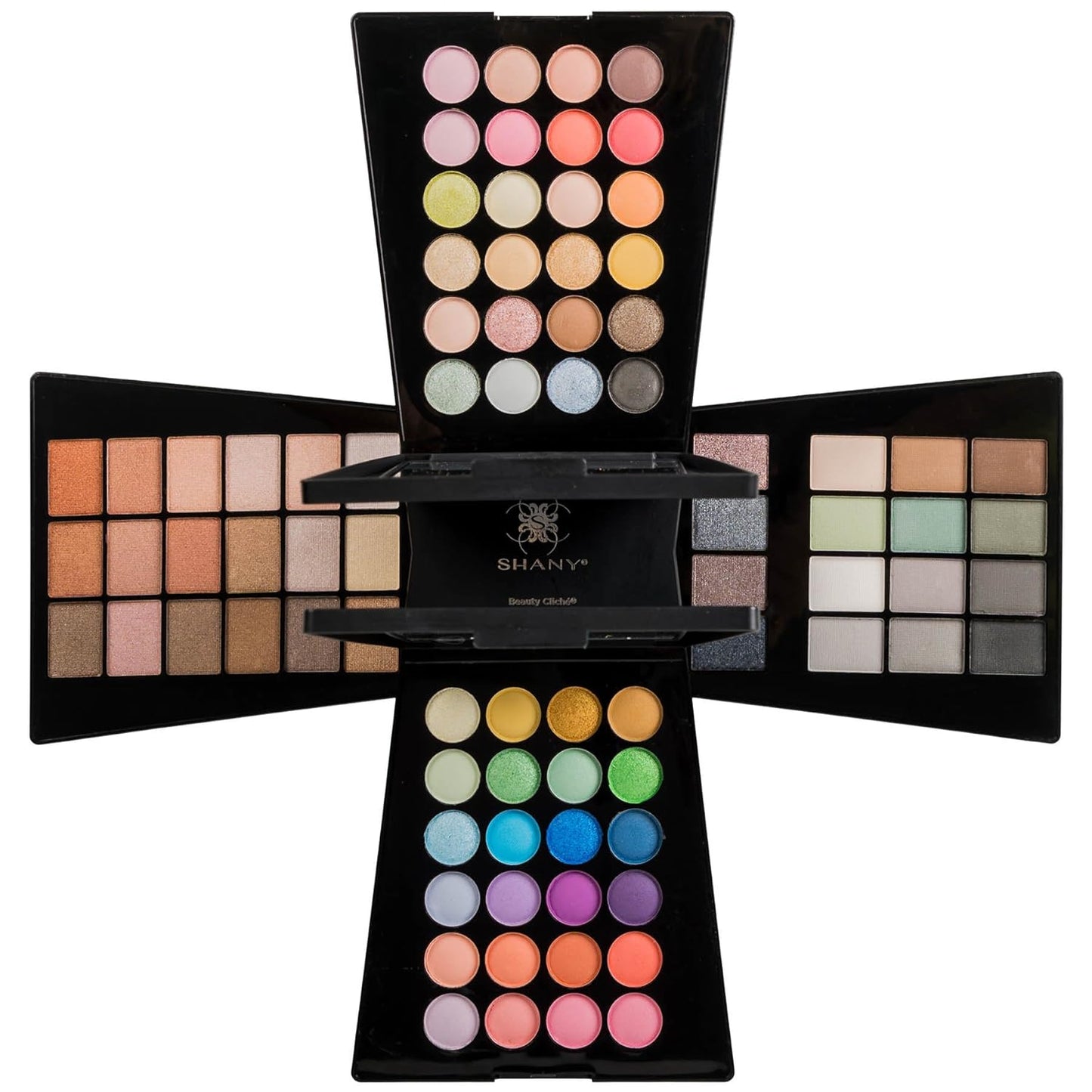 SHANY All About That Face Makeup Kit - All in one Beginner Makeup Set - Eye Shadows, Lip Colors, Face Makeup, Cosmetics applicators & More.